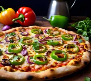 Onion Capsicum Pizza [6 inches]