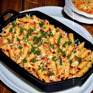 White Baked Chicken Pasta