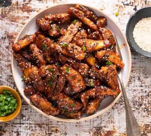Honey chilli potato