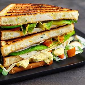Paneer Cheese Grilled Sandwich 