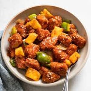 Sweet and sour mutton dry