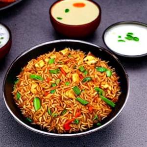 Veg Manchurian Combi Fried Rice