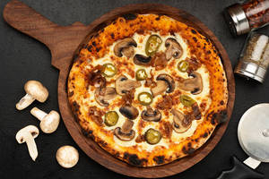 Fiery Forest Mushroom Pizza