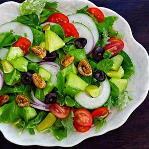Green garden salad