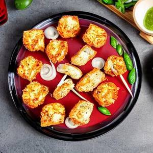 Melting Mozzarella Round Cheese Blast Grill