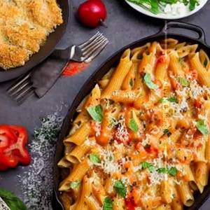 Rose Baked Chicken Pasta