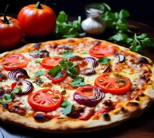 Onion Tomato Pizza [6Inches]