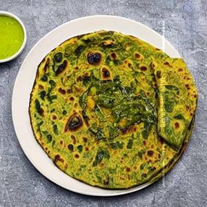 Palak Paneer Pyaaz Paratha