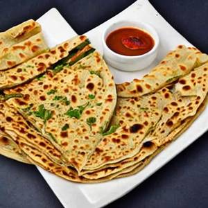 Paneer Spring Paratha