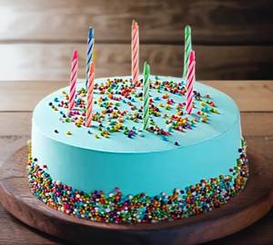 Colourful Vanilla Cake