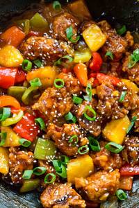 Sweet and sour mutton gravy
