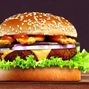 Chicken Broasted Burger