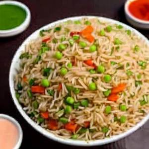 Veg Garlic Fried Rice 