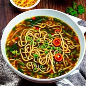 Veg  Noodle Soup
