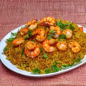 Prawns Schezwan Rice