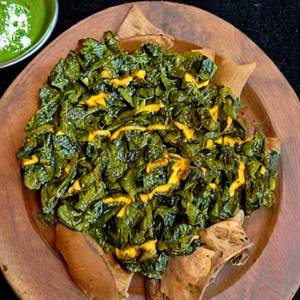 Stuff Mushroom Cheese Palak
