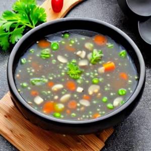 Mix Vegetable   Mushroom Clear Soup