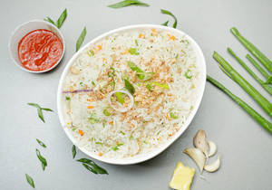Veg Butter Garlic Fried Rice
