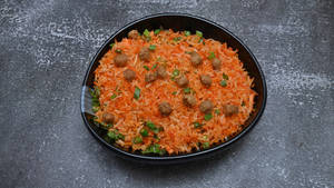 Soya Chunk Fried Rice