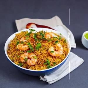 Prawns Syanja Rice