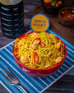 Singapore Stir Fried Noodles - Egg
