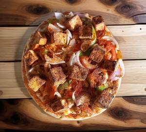 7 "Paneer Tikka Burst Pizza