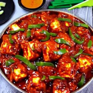 Paneer chilli manchurian schezwan