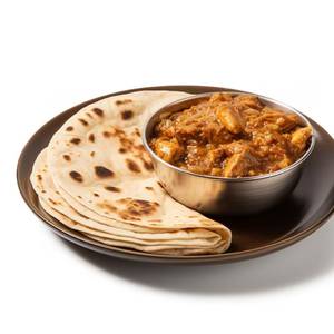 Chicken Masala [4 Pieces]+4 Butter Tandoori Roti                                                                                           
