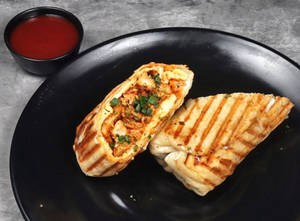 Chicken Omelette Creole Burrito