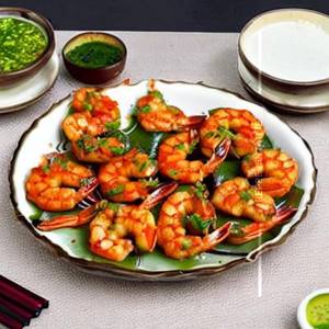 Prawns In Hot Garlic Sauce