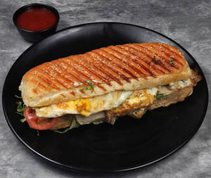 Ham Egg & Cheese Cubano Sandwich