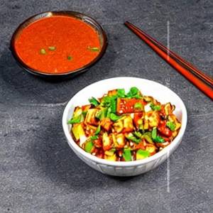 Rice Bowl Chilli Paneer Dry