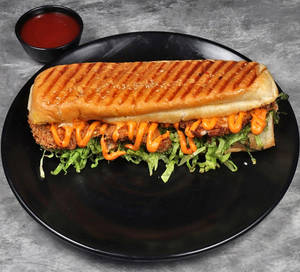 Crispy Cajun Chicken Cubano Sandwich