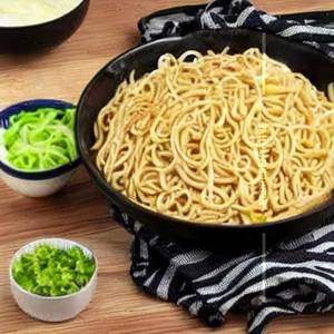 Noodles mayo cheese franky