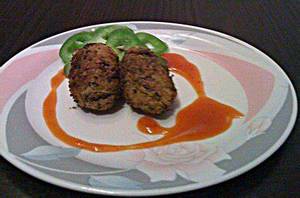 Methi kebab roll