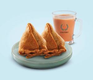 Ginger Chai - Uniflask + Aloo Samosa (2 Pcs)