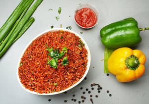 Triple Schezwan Fried Rice
