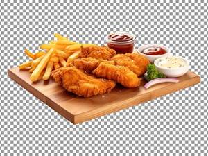 2 pcs fried chicken 1 mayones 1 hot mayones ketchup