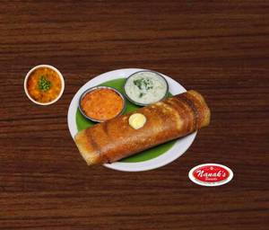 Masala Dosa with Sambhar & Chutney