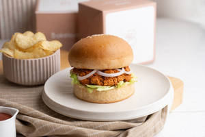 Butter Chicken Burger