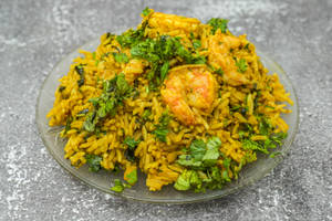 Prawns Bhaat ( Rice)