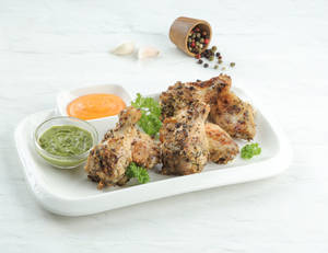 Herb Pepper Chicken Wings [6 Pcs]