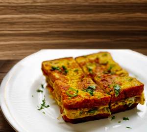 Bread Omelette Chicken Tandoori Cheese Sandwich