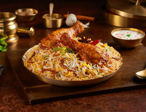 Double Chicken Tangdi Mughal Biryani