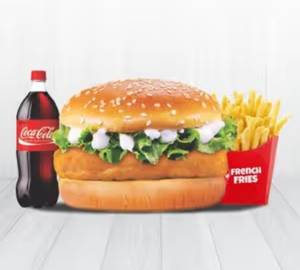 Classic Veg Burger + F Fries + Drink