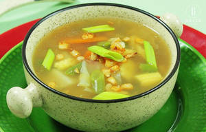Non-veg Burnt Garlic Soup