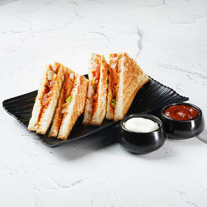 Tandoori Veg Cheese Sandwich (4 Pcs)