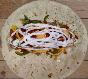 Grilled Paneer corn wrap