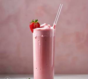 Strawberry Ice Cream Milkshake  