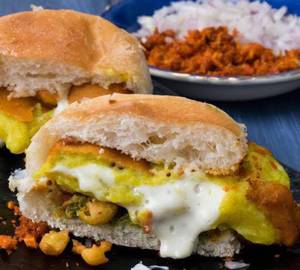 Cheese vada pav